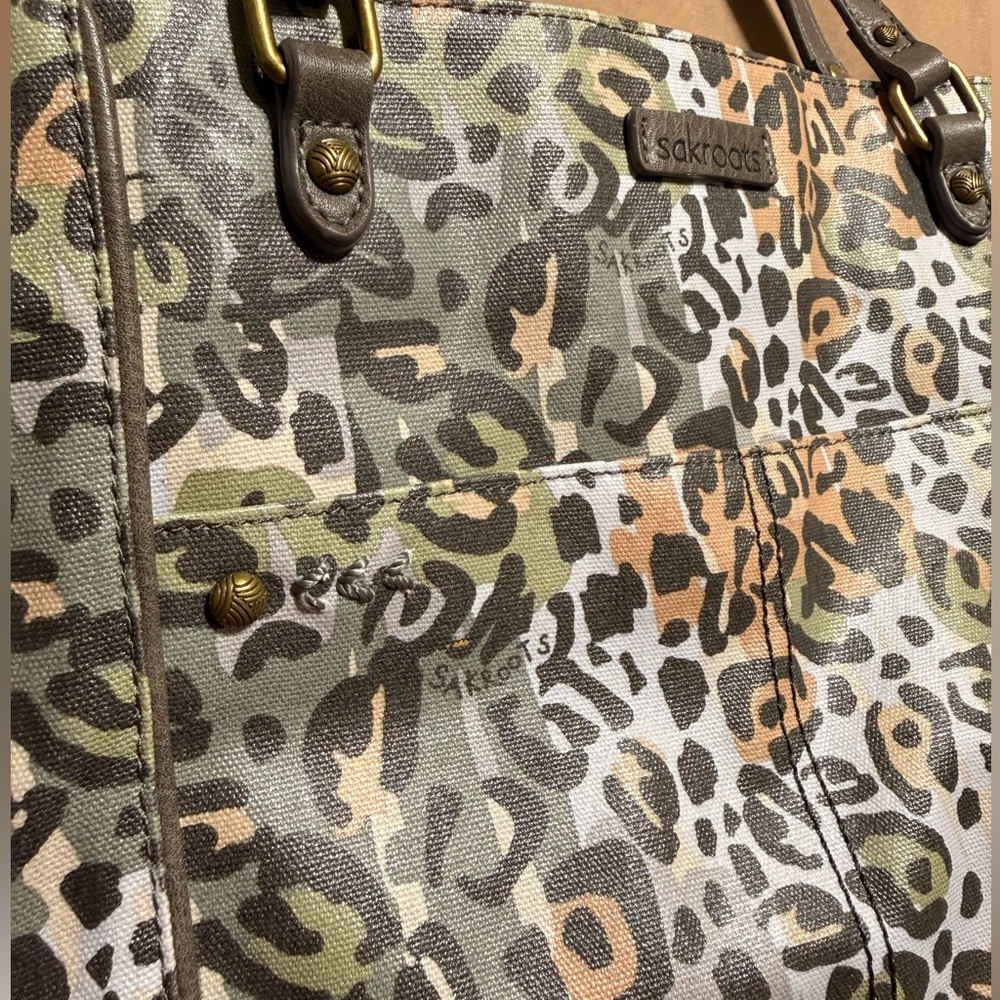 Sakroots Leopard print purse tote - Picture 2 of 5